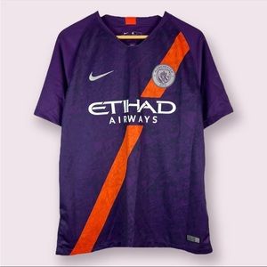 Nike Manchester City FC 2018-19 Third Kit Jersey Men’s L Soccer Football EPL